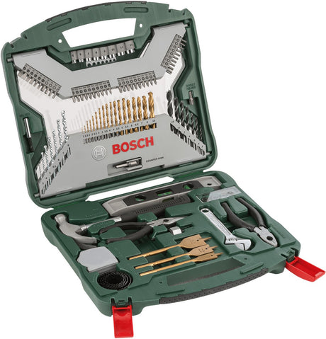 Bosch x-line boresæt - 103 dele - træ, metal og sten