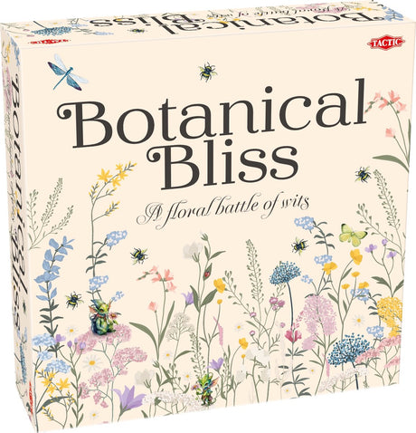 Taktisk botanisk lyksalighed – brætspil – strategisk læggespil med blomster – farverig taktisk kamp – familiespil – 2 til 4 spillere – fra 8 år