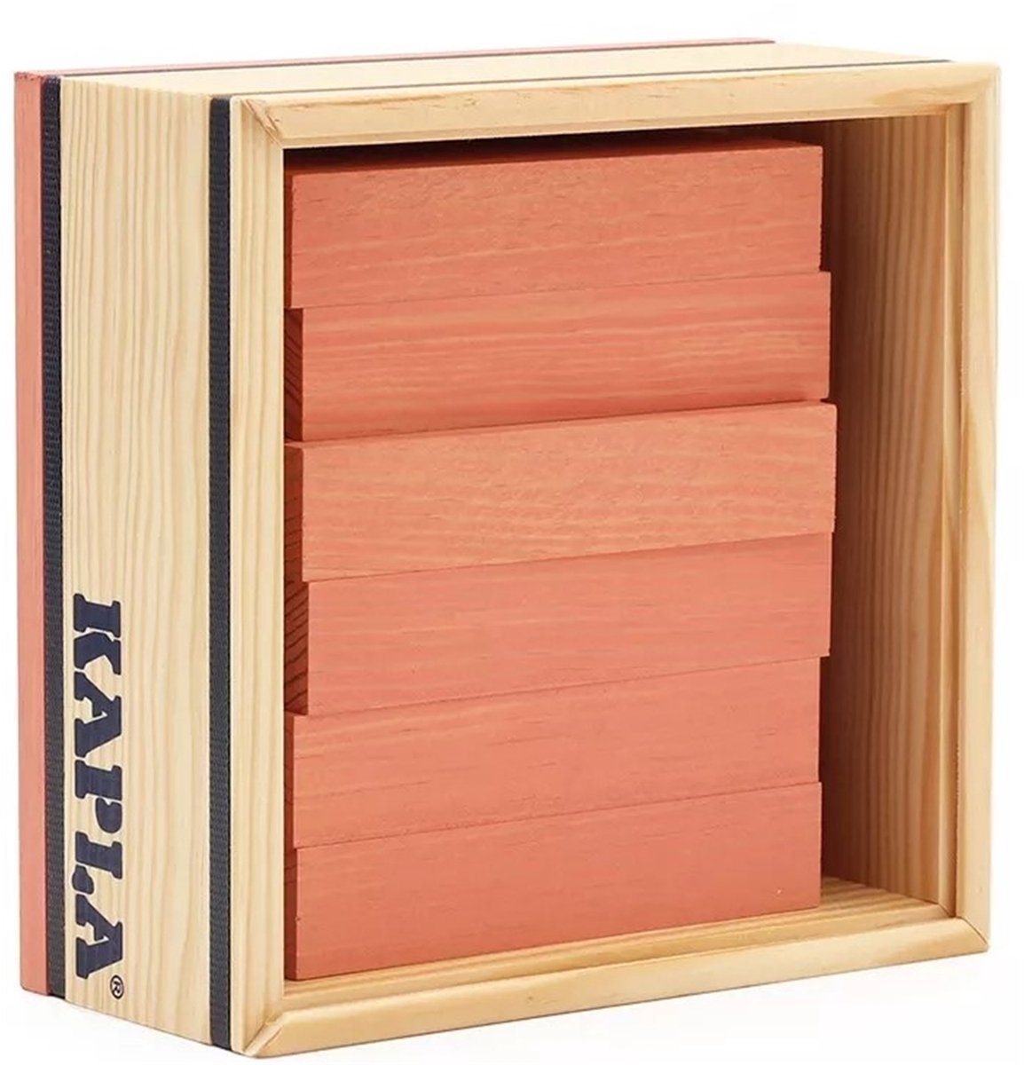 Kapla - farve - byggelegetøj - pink - 40 brædder