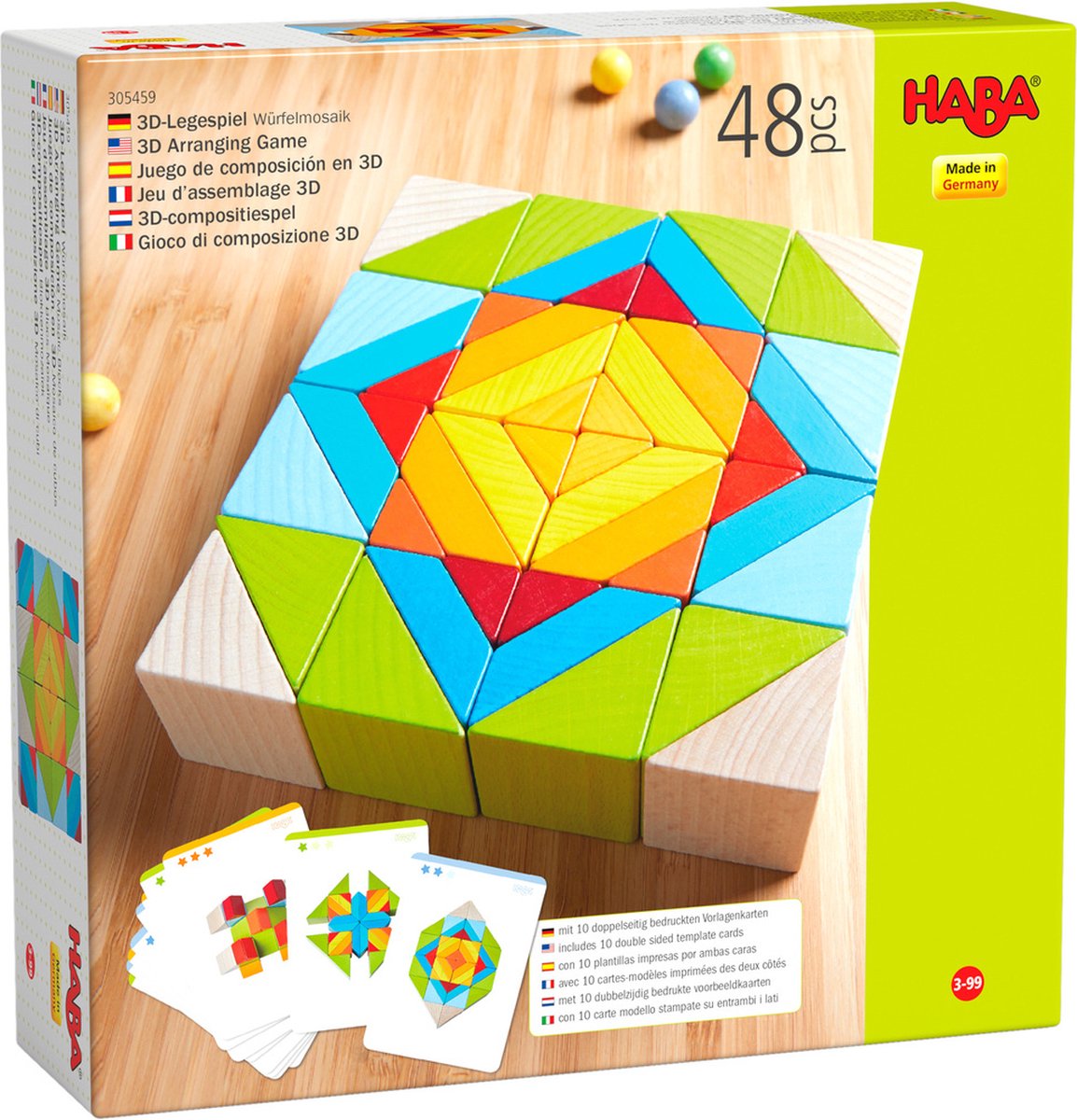 Haba 3D-sammensætning spilblokmosaik