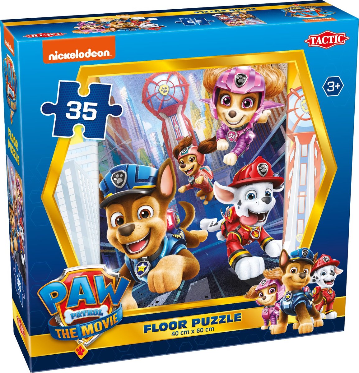 Taktisk potepatrulje – filmgulvpuslespillet – puslespil – fra 3 år – 35 brikker – 60x40 cm