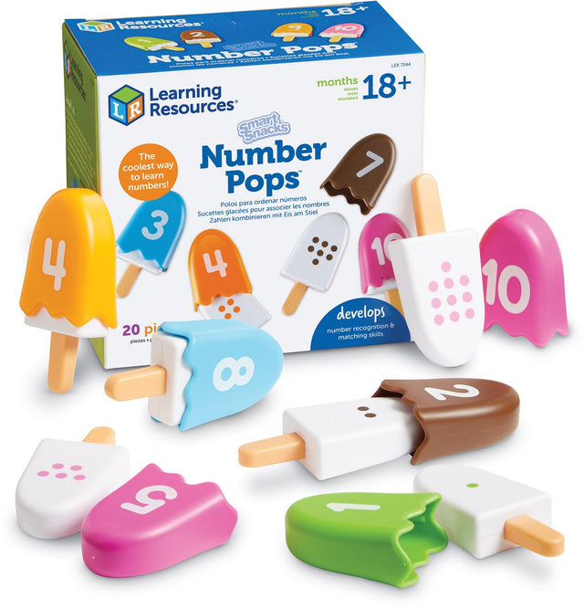 Læringsressourcer smart snacks® numberpops™ - 2+