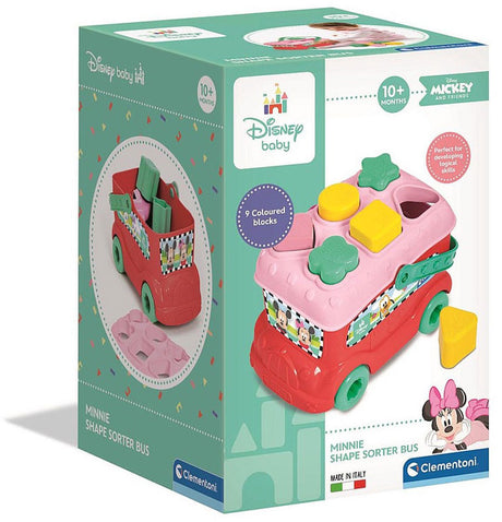 Clementoni baby – minnie mouse form box – blokboks – babylegetøj – blokke til baby fra 10 måneder