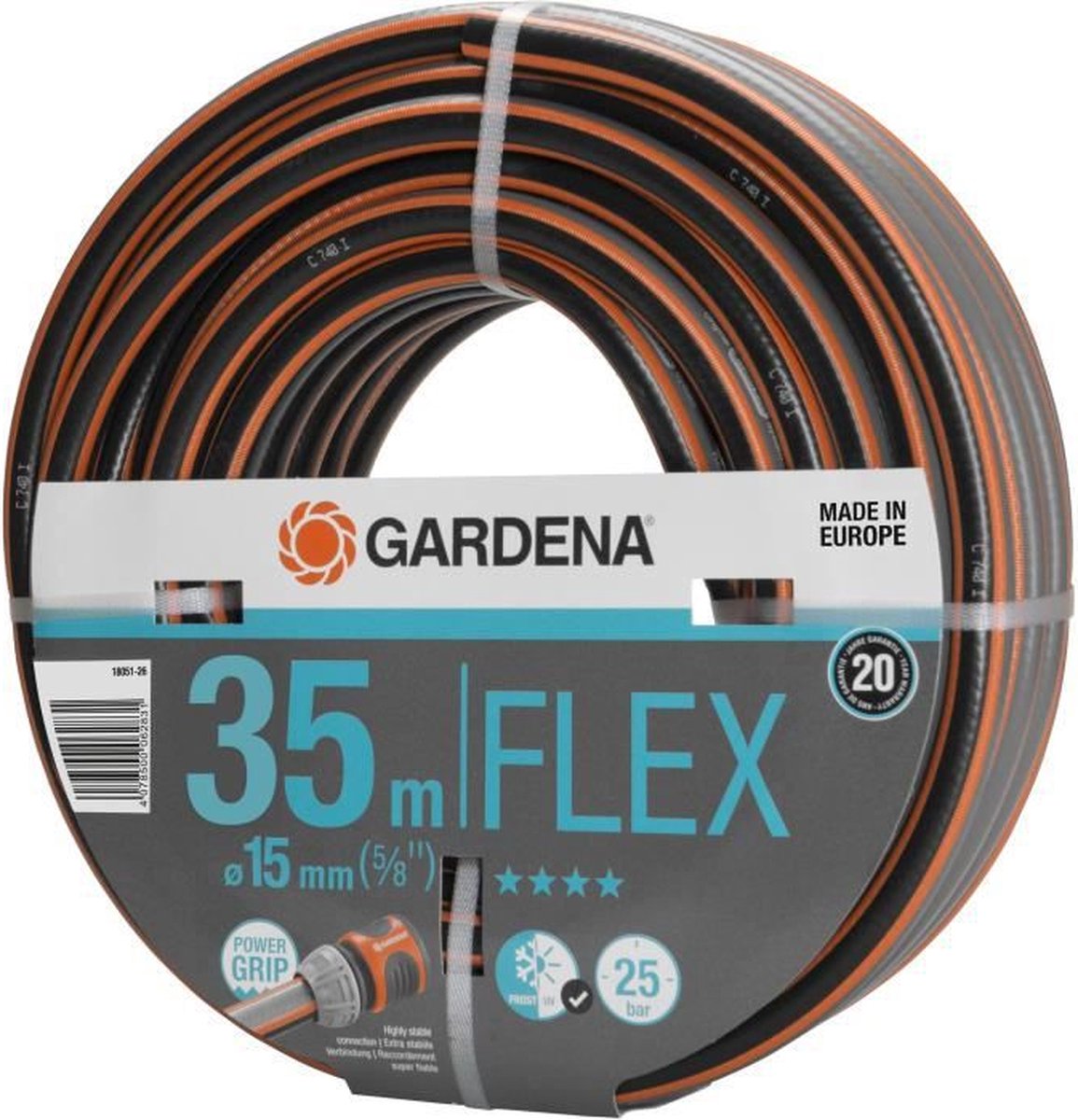 Gardena - fleksibel slange - ø 15 mm
