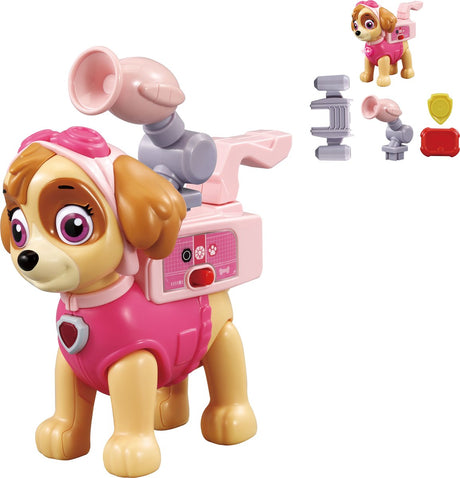Vtech paw patrol smartpup skye legefigur - interaktivt legetøj - pædagogisk børnelegetøj - fra 3 år - pink