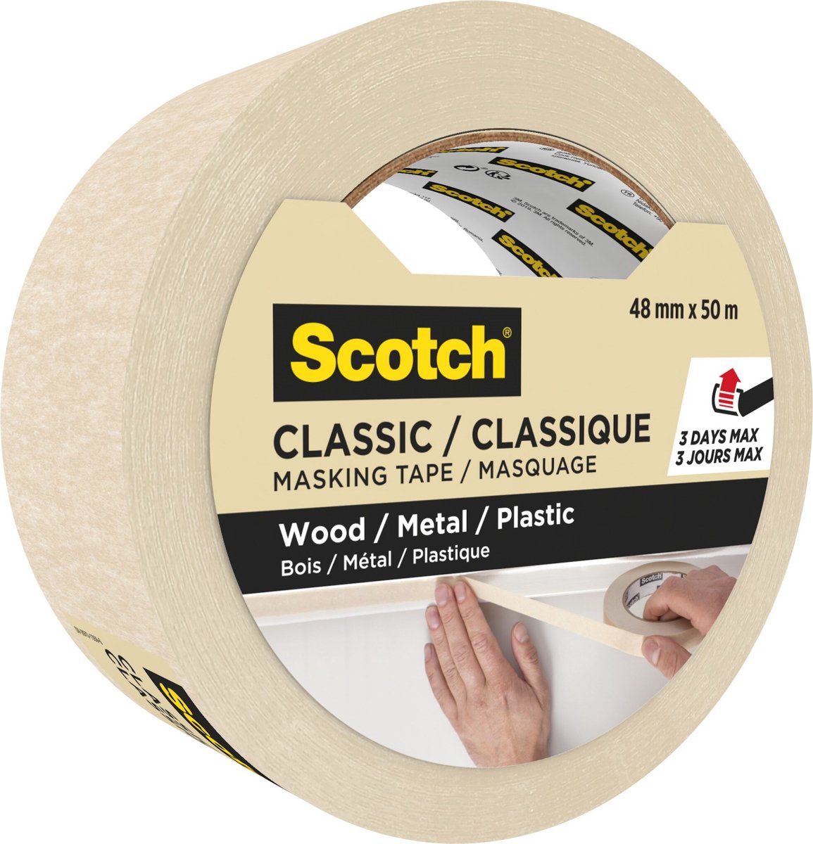 Scotch malertape klassisk 48mmx50m beige