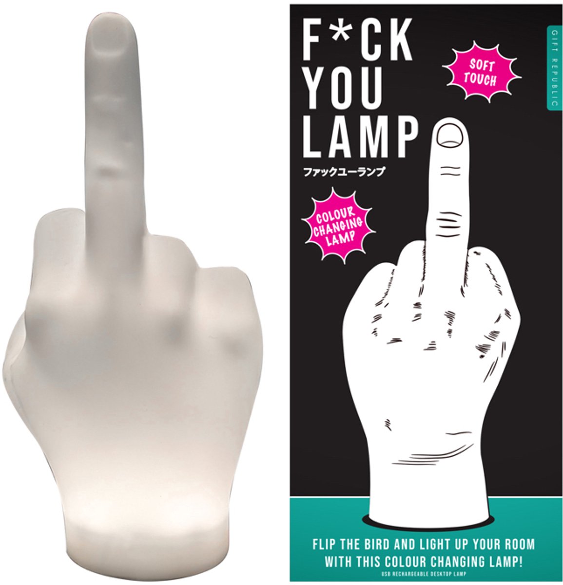 Gave republik lampe - f*ck dig