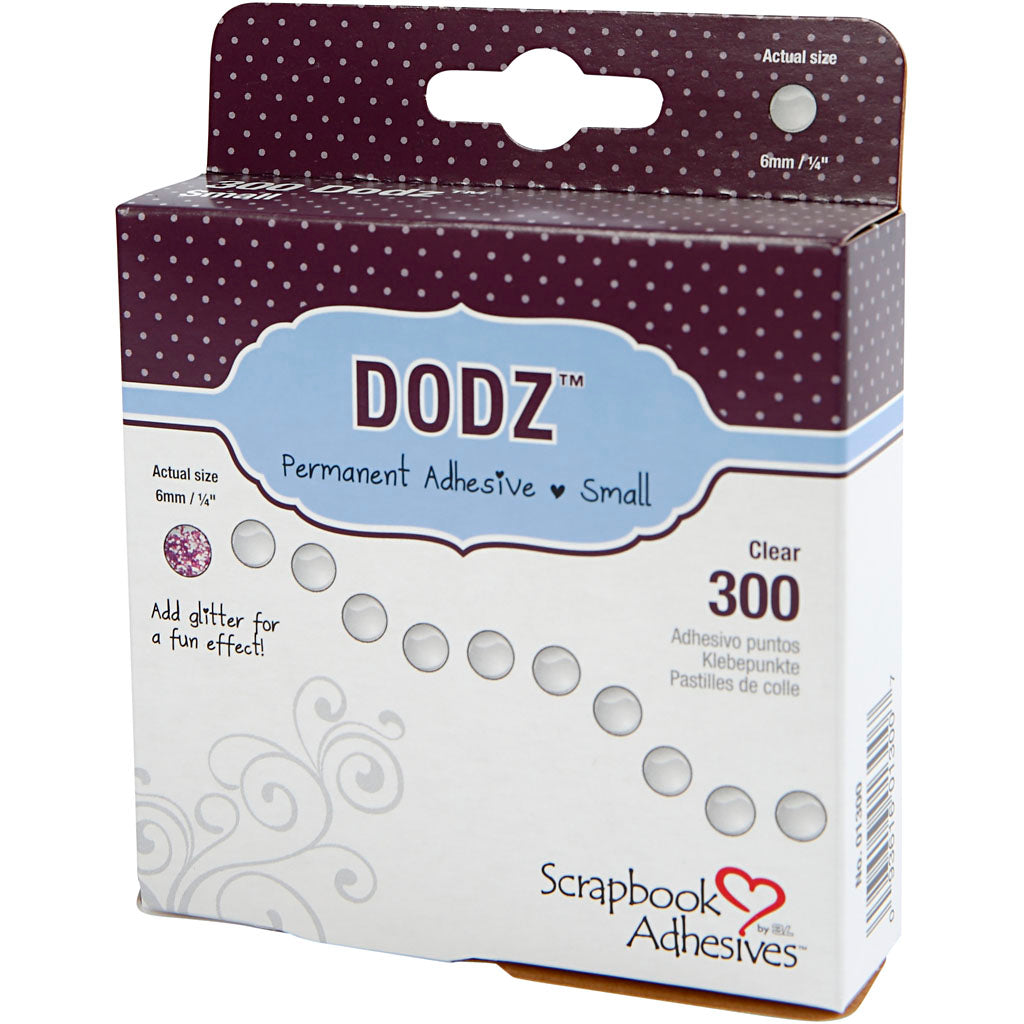 Dodz https: www.cchobby.nl -selvklæbende-dots-d-6-mm-thickness-0-5-mm-300-piece-1-box