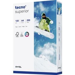 Kopipapir tecno 2100011530 a4 120 g m² hvid 250 ark