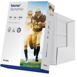 Kopipapir tecno 2100011482 a4 80 g m² hvid 2500 ark