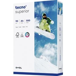 Kopipapir tecno 2100011538 a4 90 g m² hvid 500 ark