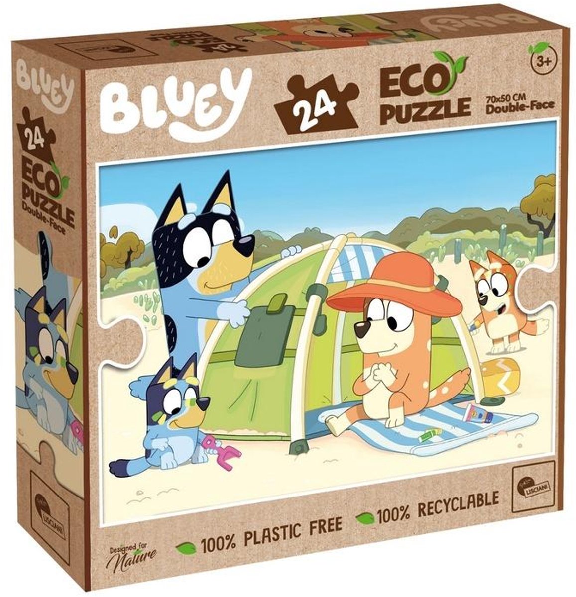 Lisciani bluey øko puslespil df 24