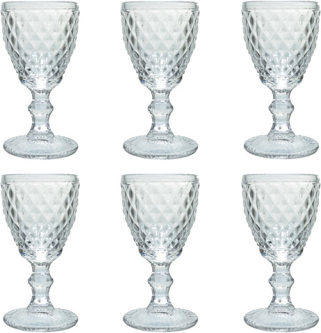 Medard de noblat - diamant - vinglas 20 cl - gennemsigtig - 6 stk