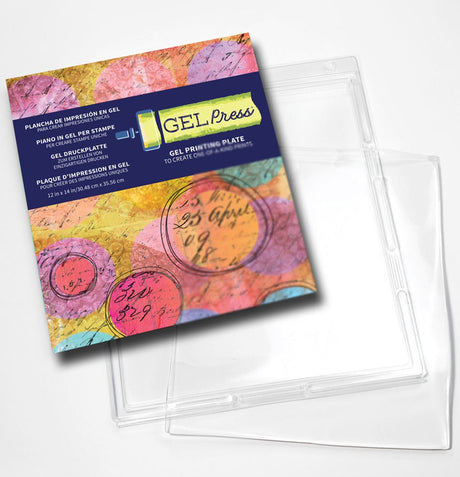 Gelpresse trykplade - gel - rektangel - 30,48 x 35,56 cm