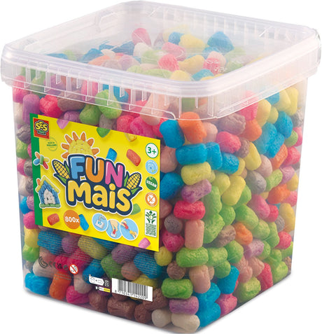 Ses creative funmais - håndværk - vegansk glutenfri - nem at vaske - til børn fra 3 år - spand med 800 stk.