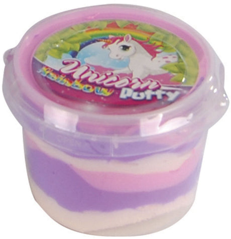 Unicorn hoppende ler piger 110 gram lilla pink