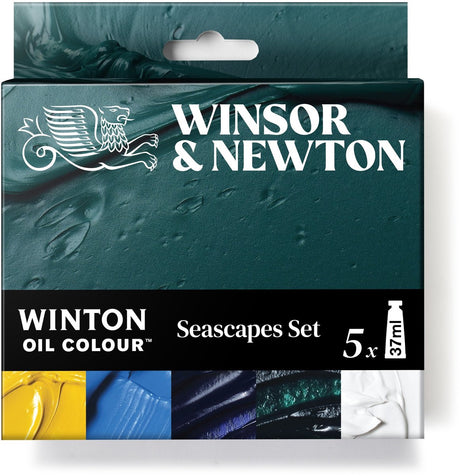 Winsor Newton 1490715 Winton oliemalerisæt Seascape 5x37ml – Oliemaleri til hav, himmellandskab