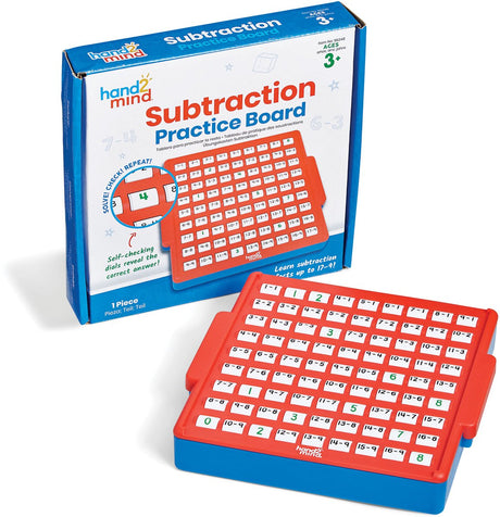 Læringsressourcer interaktiv matematik tavle - subtraktion - pædagogisk legetøj. - 3+