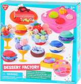 Playgo dessert fabrik lersæt - 4 lerpotter