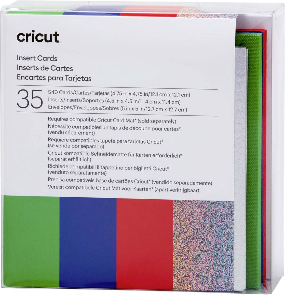 Cricut • indsæt kort rainbow s40