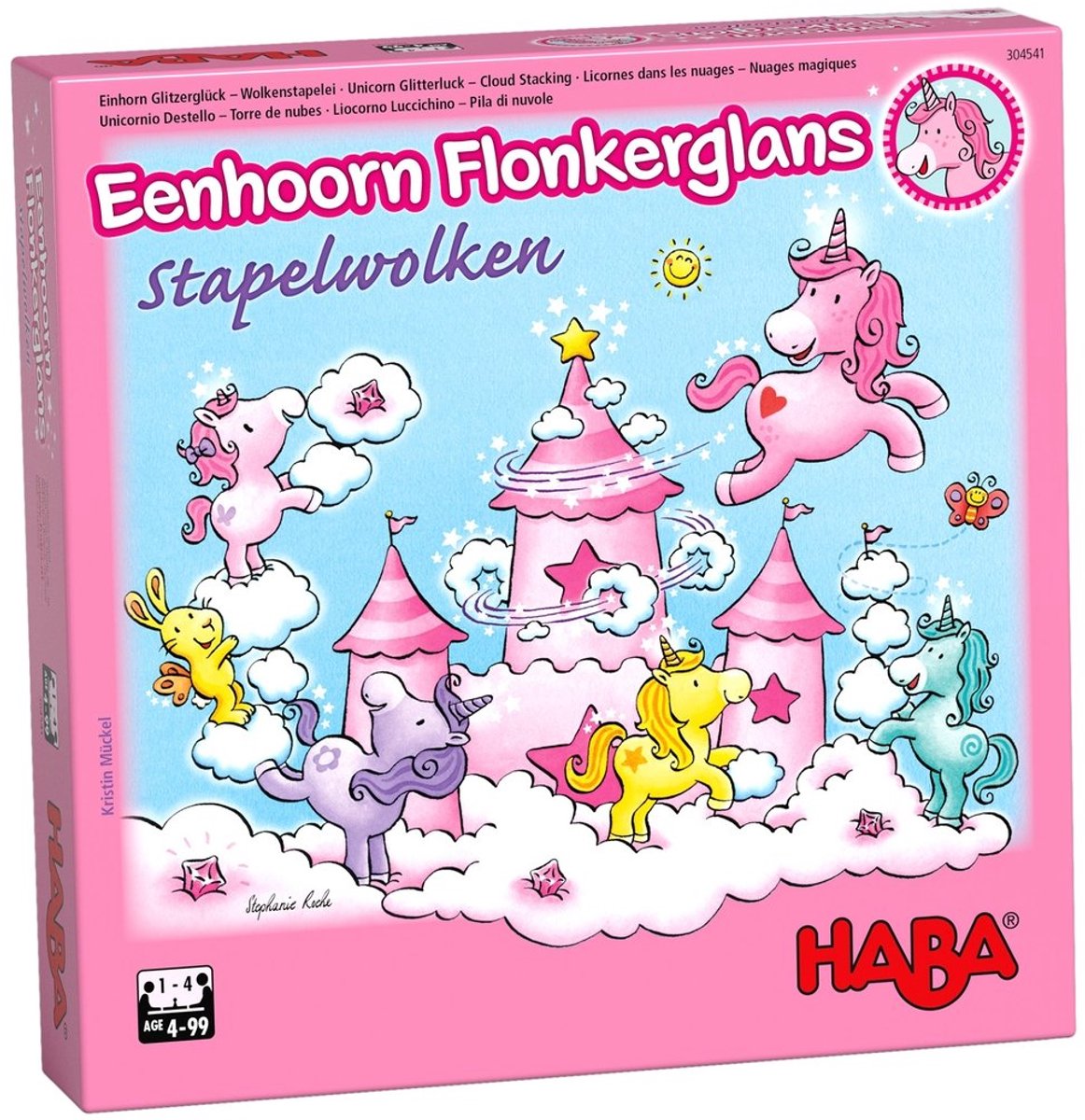 Haba - stable spil enhjørning gnistre skinne cumulus skyer