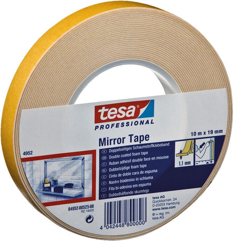 Tesa montering pro spejl 66952-00002-00 monteringstape hvid (L x B) 10 m x 19 mm 1 stk.
