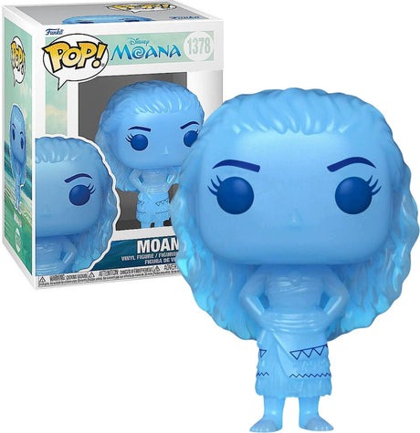 Funko pop! moana - moana blå gennemskinnelig us exclusive