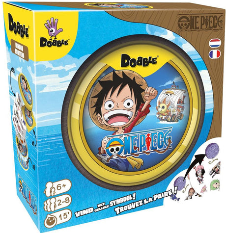Asmodee kortspil dobble one piece - pædagogisk spil for børn.