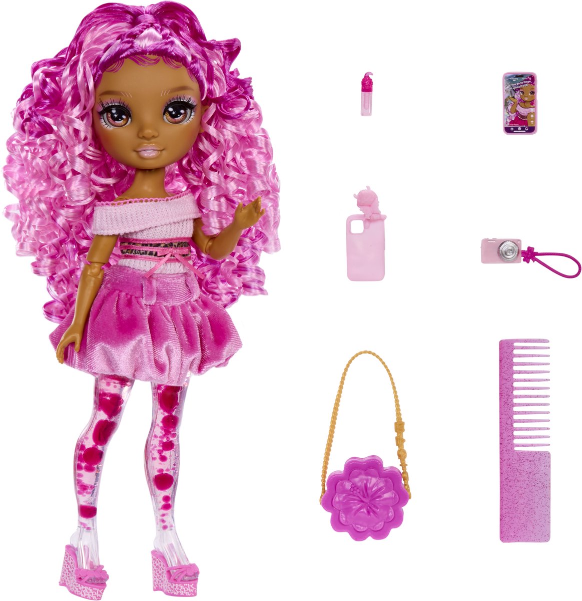 Rainbow high sparkle shine mode dukke pink