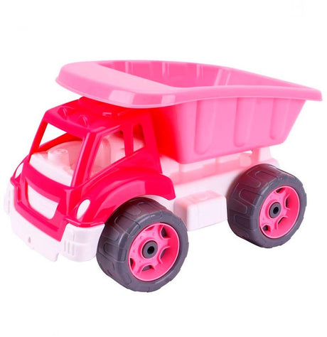 Sun fun pink dumper til piger 32cm - sandkasse legetøj - udendørs legetøj