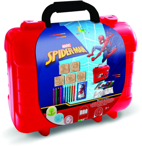 Spider-man spiderman rejsestempel og farvet etui