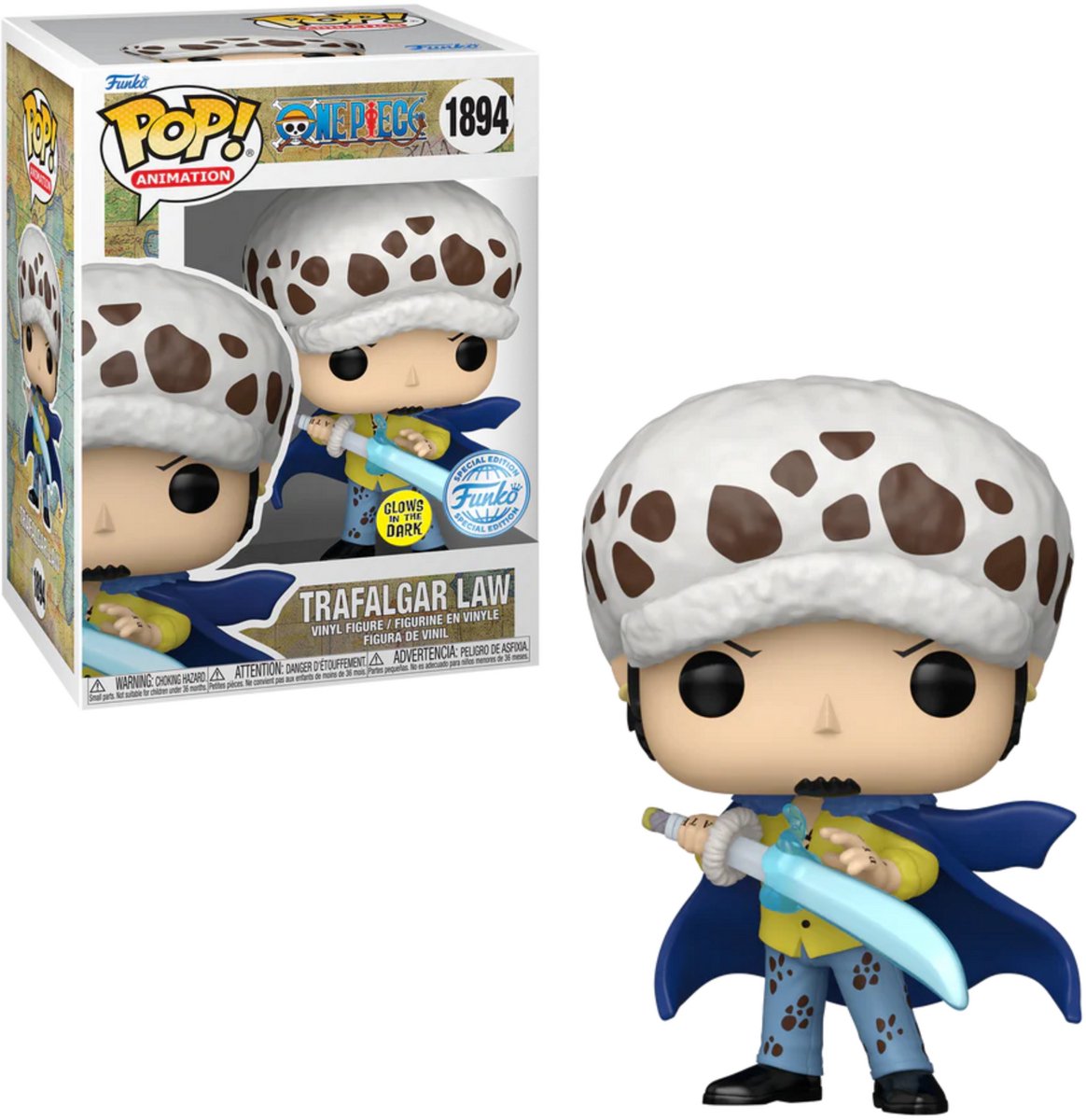 Funko pop! animation trafalgar lov gitd 1894 eksklusivt i ét stykke