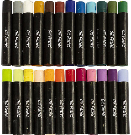 Creativ virksomhed https: www.cchobby.nl olie pasteller-l-7-cm-thickness-11-mm-pastelcolors-24-piece-1-box