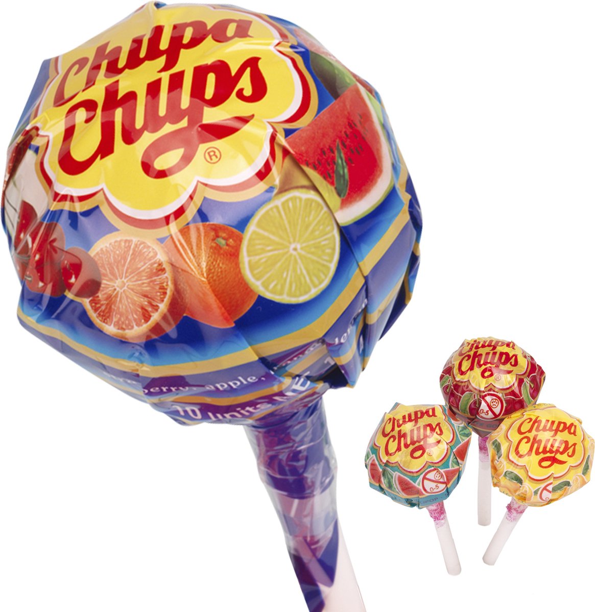 Chupa chups mini megachups - slik - 1x10 stk