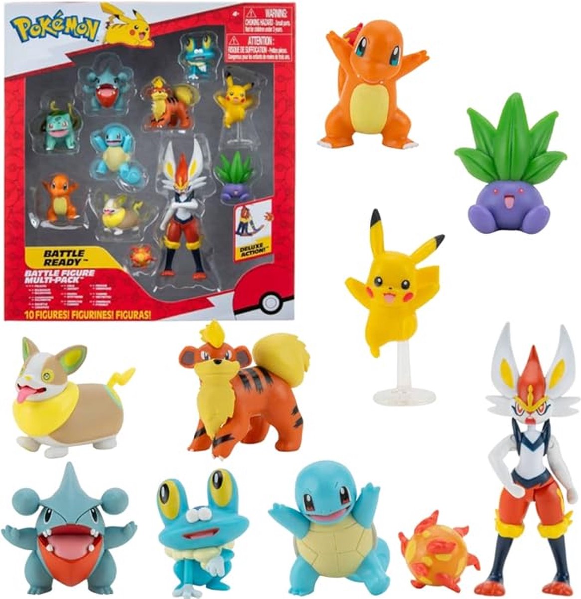 Pokémon pokemon - kampfigur 10 pakke