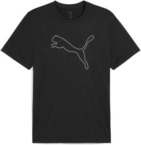 Puma m tad essentiel lyng kat-t-shirt (jf. stor kat) sportstrøje til mænd - sort lyng
