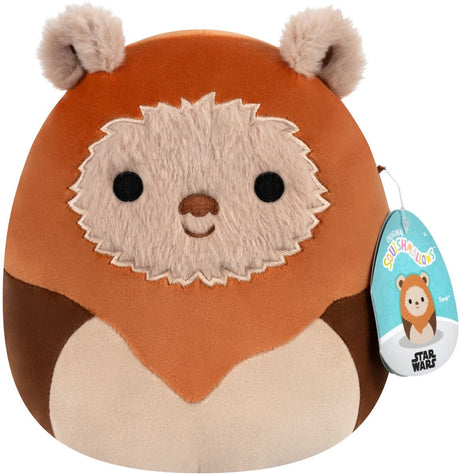 Squishmallows - star wars - lille plys - ewok - 20 cm plys