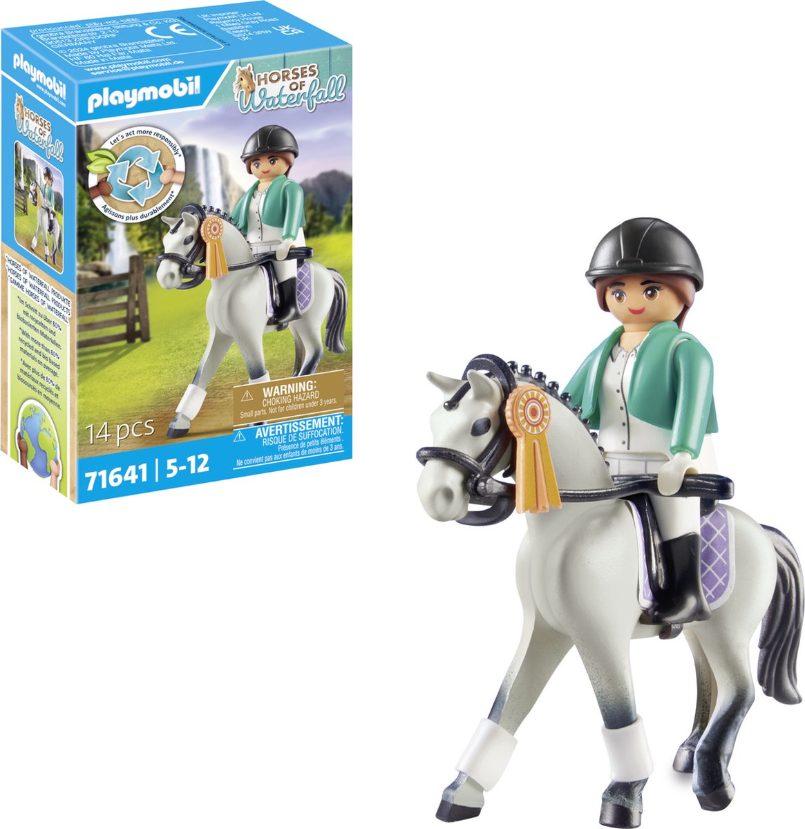 Playmobil horses of waterfall turneringsrytter - 71641