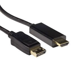 Adapterkabel displayport han til hdmi-a han act ak3991 sort