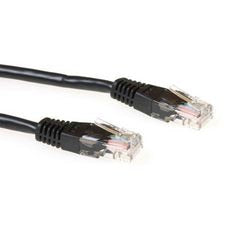 Act sort 2 m u utp cat5e patchkabel med rj45 stik