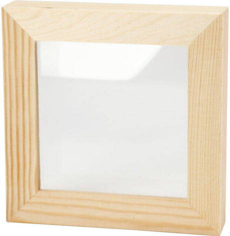 Creativ company 3D stel med glas, D: 2,5 cm, størrelse 12,3x12,3 cm, 1 stk.