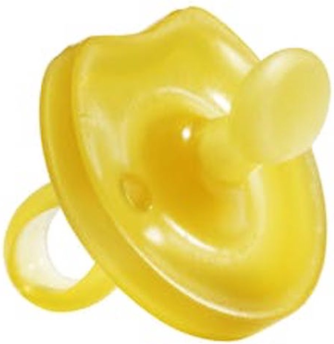 Natursutten gummisut - 0-6 måneder - sommerfugleskjold - anatomisk tud