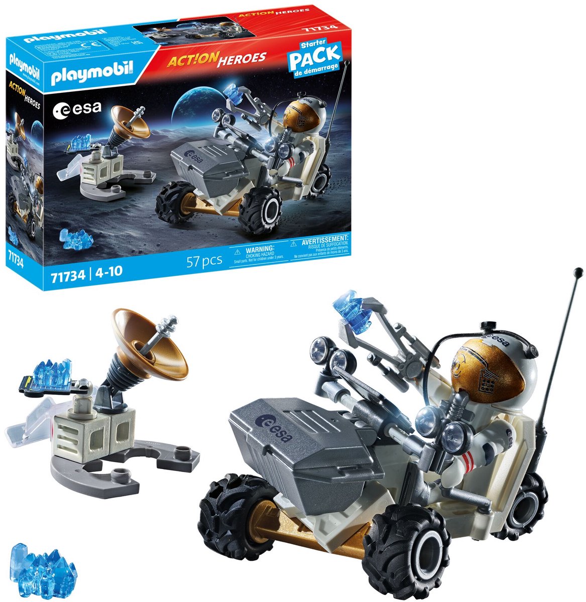 Playmobil startpakker med rummission - 71734