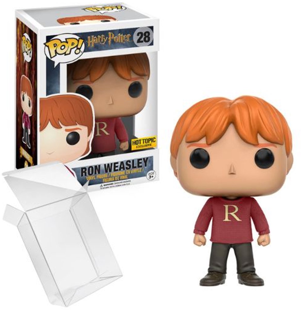 Funko pop! harry potter: ron i sweater - begrænset oplag