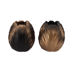 Vase toulon sort guld 12cm 2 assorteret