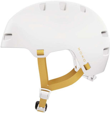 Abus cykelhjelm xoxo polar hvid m - 54-58 cm - hvid - velegnet til brug på elcykler - bycykler - 400 g