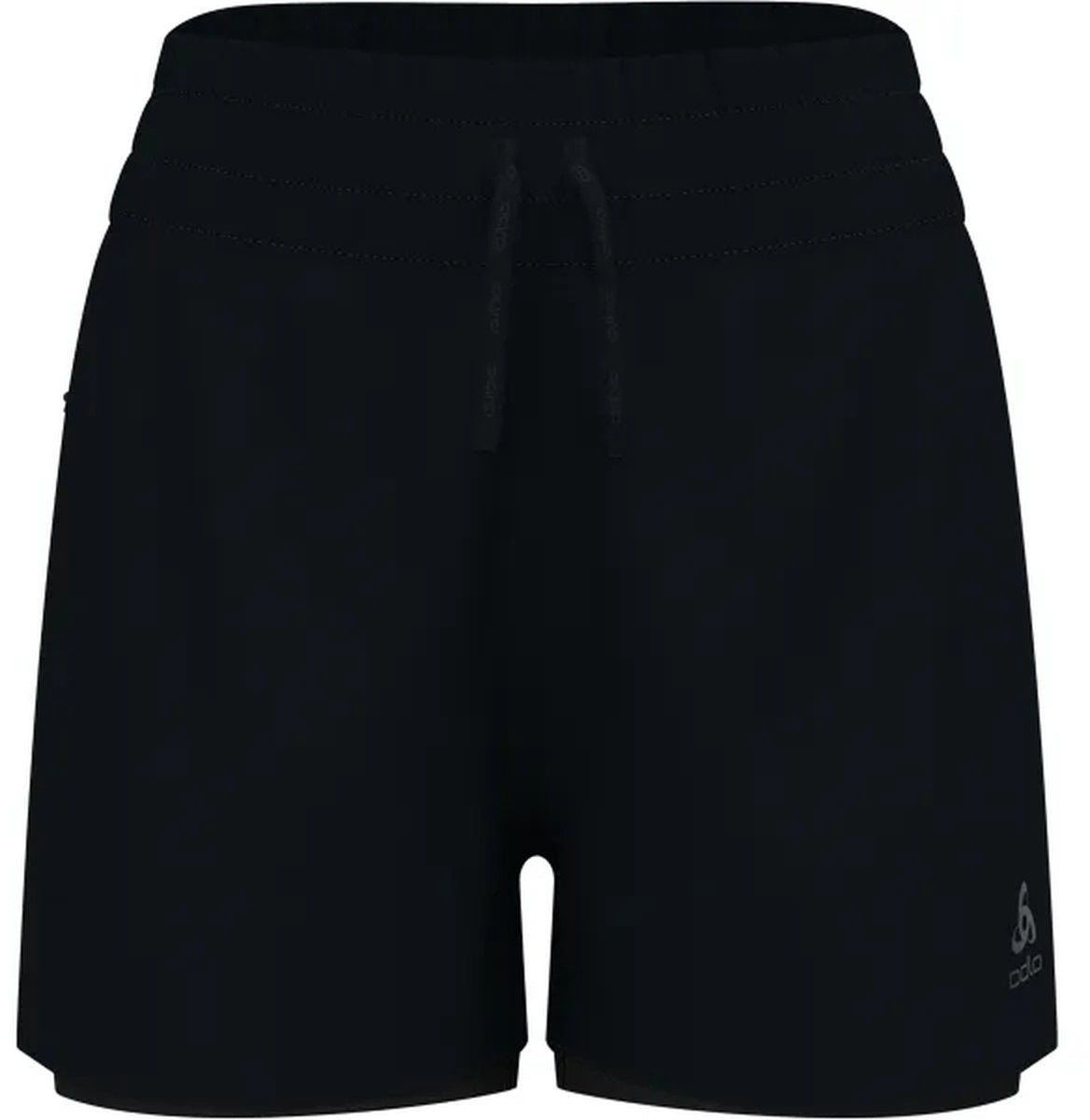 Odlo zeroweight 3 tommer 2-i-1 løbeshorts 2.0 - kvinder - sort - m