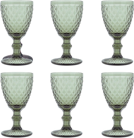 Medard de noblat - diamond - wijnglas 20 cl - gerookt - 6 delig