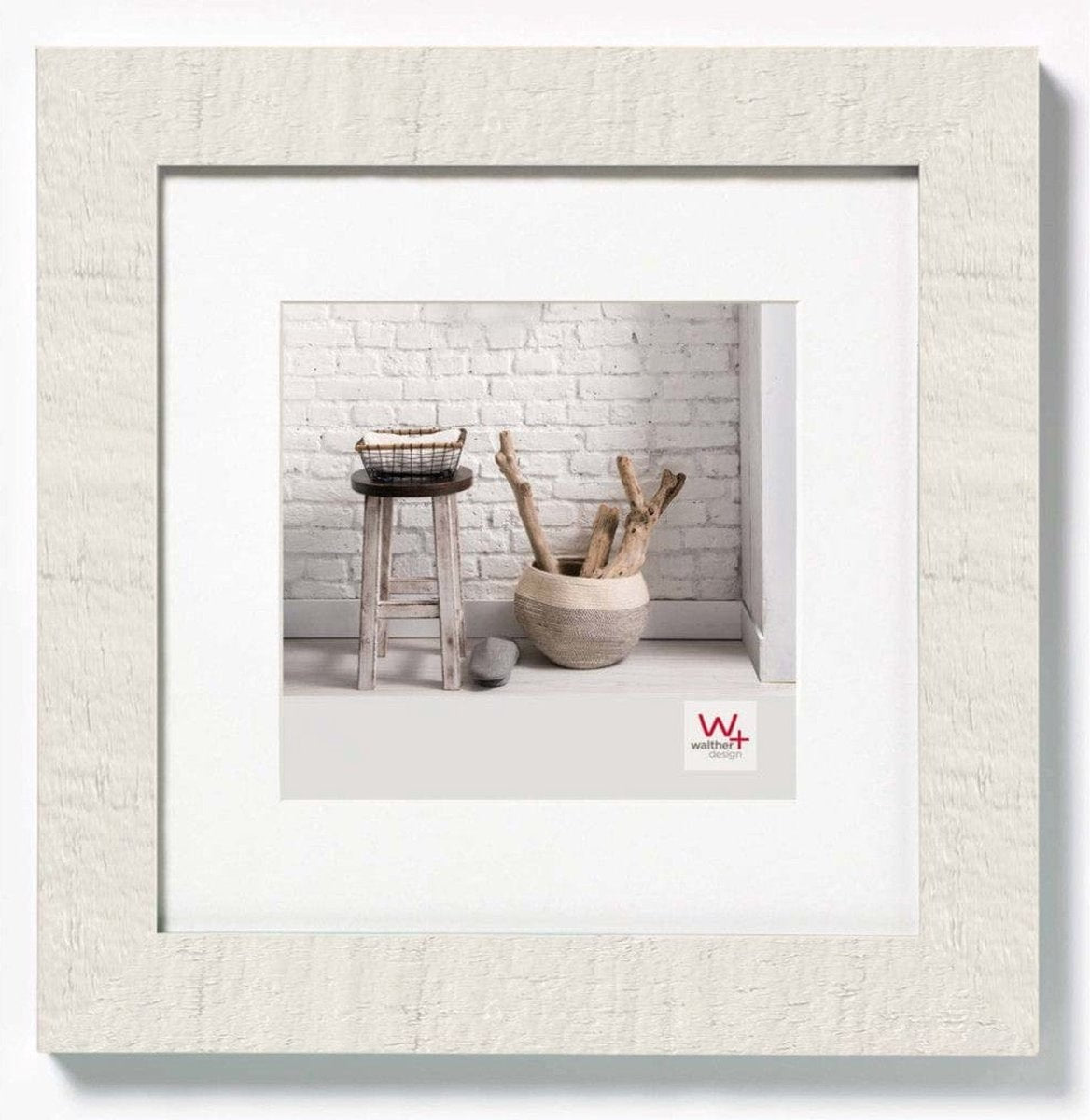 Walther home - træramme - fotostørrelse 20x20 cm - hvid