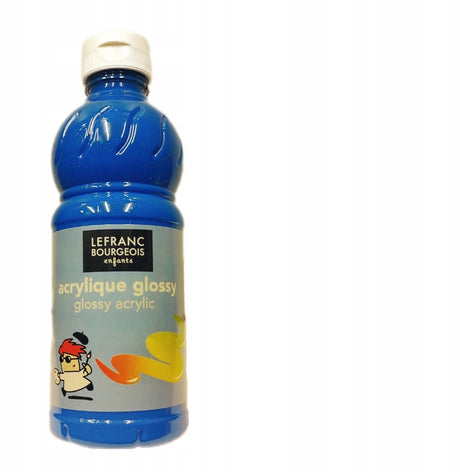 Lefranc bourgeois lefranc akrylmaling blank 500ml - cyan (primær blå) 063